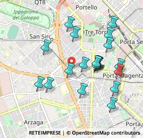 Mappa De Angeli, 20149 Milano MI, Italia (0.9155)