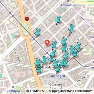Mappa De Angeli, 20149 Milano MI, Italia (0.2505)