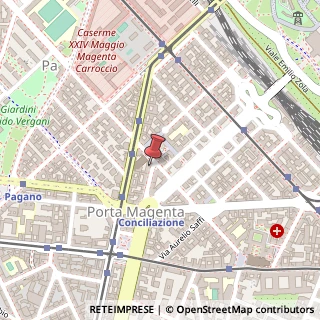 Mappa Via Gian Battista Bazzoni, 2, 20123 Milano, Milano (Lombardia)