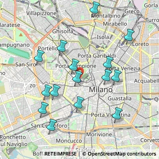 Mappa Milano Cadorna, 20123 Milano MI, Italia (2.10733)