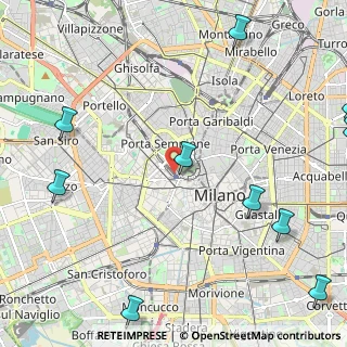 Mappa Milano Cadorna, 20123 Milano MI, Italia (3.55077)
