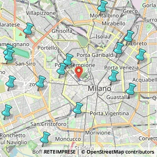 Mappa Milano Cadorna, 20123 Milano MI, Italia (3.00813)