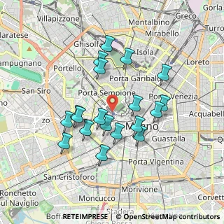 Mappa Milano Cadorna, 20123 Milano MI, Italia (1.60737)