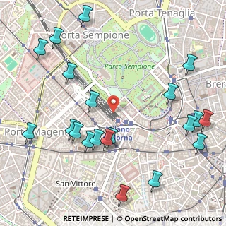 Mappa Milano Cadorna, 20123 Milano MI, Italia (0.653)