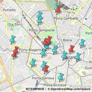 Mappa Milano Cadorna, 20123 Milano MI, Italia (1.1415)