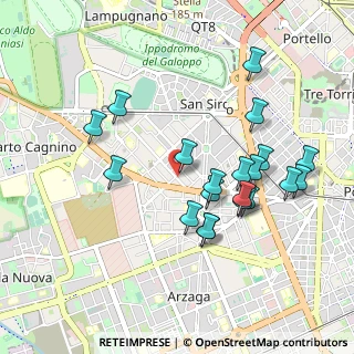 Mappa Via Mario Morgantini, 20148 Milano MI, Italia (0.9335)