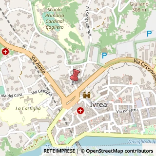 Mappa Via San Giovanni Bosco, 1, 10015 Ivrea, Torino (Piemonte)