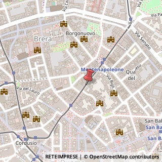 Mappa Via Alessandro Manzoni, 12, 20121 Milano, Milano (Lombardia)