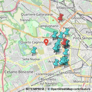 Mappa Via Novara, 20148 Milano MI, Italia (1.7025)