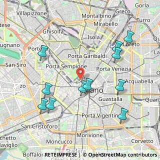 Mappa Via Luca Beltrami, 20121 Milano MI, Italia (2.20545)