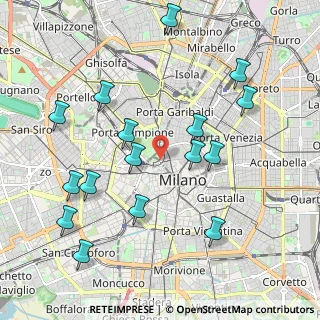 Mappa Via Luca Beltrami, 20121 Milano MI, Italia (2.20938)