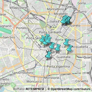 Mappa Via Luca Beltrami, 20121 Milano MI, Italia (1.56938)