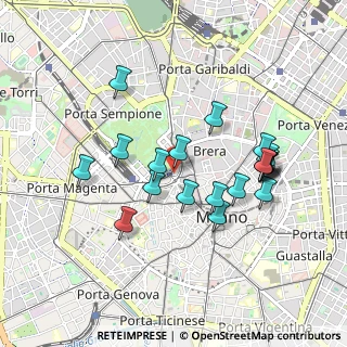 Mappa Via Luca Beltrami, 20121 Milano MI, Italia (0.865)