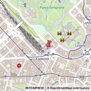 Mappa Piazzale Luigi Cadorna, 10, 20123 Milano, Milano (Lombardia)