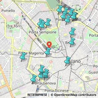 Mappa Via Pietro Paleocapa, 20121 Milano MI, Italia (1.257)