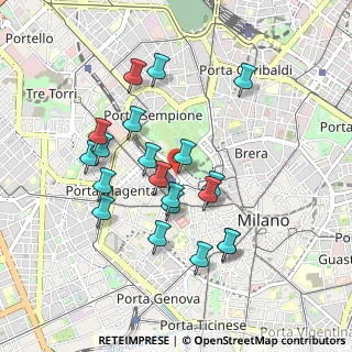 Mappa Via Pietro Paleocapa, 20121 Milano MI, Italia (0.856)