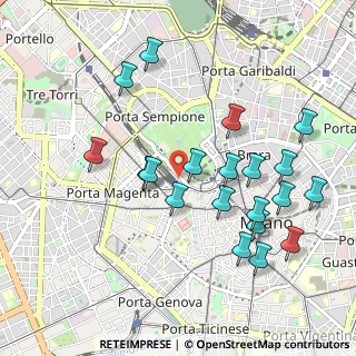 Mappa Via Pietro Paleocapa, 20121 Milano MI, Italia (1.0195)