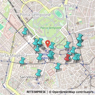 Mappa Via Pietro Paleocapa, 20121 Milano MI, Italia (0.509)