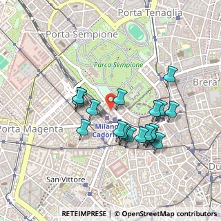 Mappa Via Pietro Paleocapa, 20121 Milano MI, Italia (0.41)