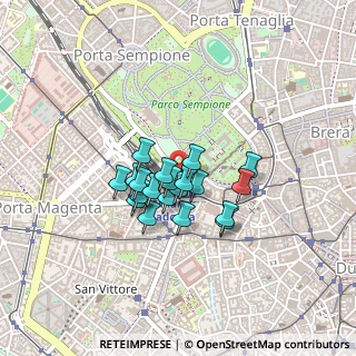 Mappa Via Pietro Paleocapa, 20121 Milano MI, Italia (0.2875)