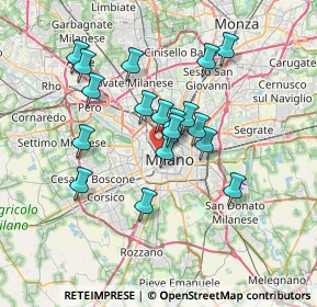 Mappa Via Pietro Paleocapa, 20121 Milano MI, Italia (6.05722)