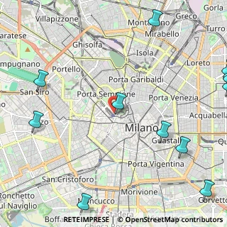 Mappa Via Pietro Paleocapa, 20121 Milano MI, Italia (3.52462)