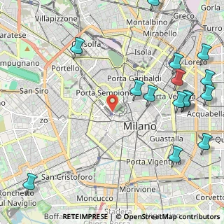 Mappa Via Pietro Paleocapa, 20121 Milano MI, Italia (2.954)