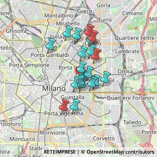 Mappa Viale Piave angolo Pindemonte, 20129 Milano MI, Italia (1.2865)
