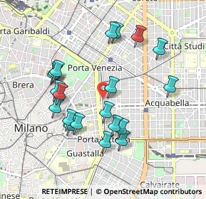 Mappa Viale Piave angolo Pindemonte, 20129 Milano MI, Italia (0.9225)