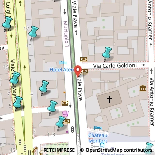 Mappa Viale Piave angolo Pindemonte, 20129 Milano MI, Italia (0.1245)
