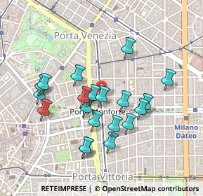 Mappa Viale Piave angolo Pindemonte, 20129 Milano MI, Italia (0.423)