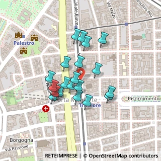 Mappa Viale Piave angolo Pindemonte, 20129 Milano MI, Italia (0.18)
