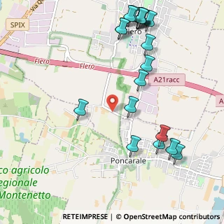 Mappa Via Coler, 25020 Flero BS, Italia (1.2975)