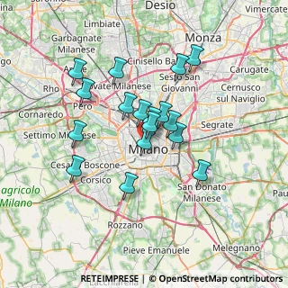 Mappa Via Cusani, 20121 Milano MI, Italia (5.71706)