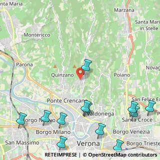 Mappa Via Torrente Vecchio, 37127 Verona VR, Italia (3.11167)