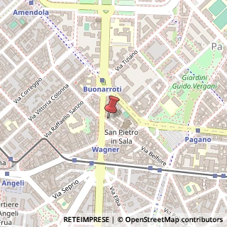 Mappa Piazza Riccardo Wagner, 8, 20145 Milano, Milano (Lombardia)