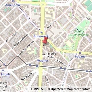 Mappa Via Michelangelo Buonarroti, 16, 20145 Milano, Milano (Lombardia)