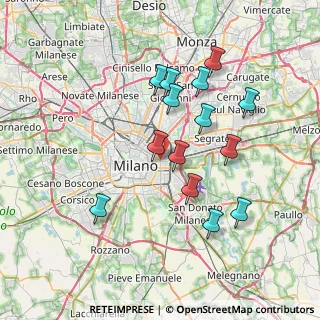 Mappa Fronte civico, 20133 Milano MI, Italia (6.94214)