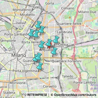 Mappa Fronte civico, 20133 Milano MI, Italia (1.33545)