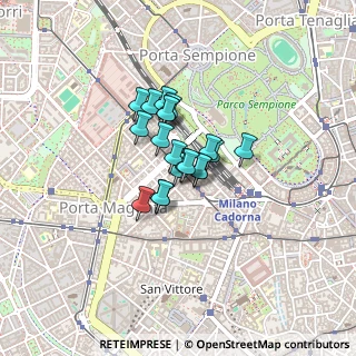 Mappa Via Vincenzo Monti, 20100 Milano MI, Italia (0.2295)