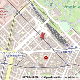 Mappa Via Aurelio Saffi, 6/5, 20123 Milano, Milano (Lombardia)