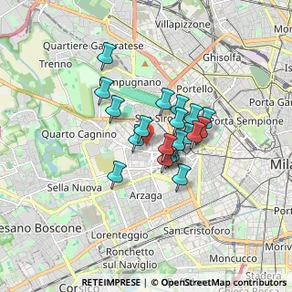 Mappa Via Roald Amundsen, 20148 Milano MI, Italia (1.185)
