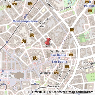 Mappa Corso Giacomo Matteotti, 7, 20121 Milano, Milano (Lombardia)