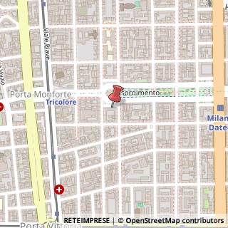 Mappa Piazza Risorgimento, 8, 20129 Milano, Milano (Lombardia)