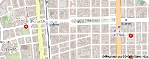 Mappa Milano