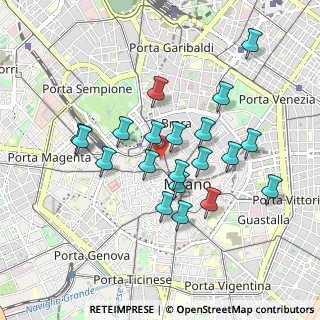Mappa Via S. Tomaso, 20121 Milano MI, Italia (0.82)
