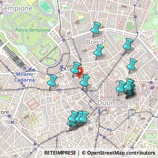 Mappa Via San Tomaso, 20121 Milano MI, Italia (0.589)