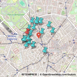 Mappa Via S. Tomaso, 20121 Milano MI, Italia (0.365)