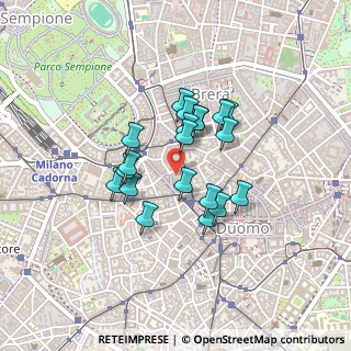 Mappa Via S. Tomaso, 20121 Milano MI, Italia (0.316)