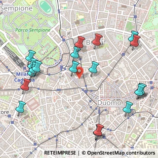 Mappa Via S. Tomaso, 20121 Milano MI, Italia (0.6555)